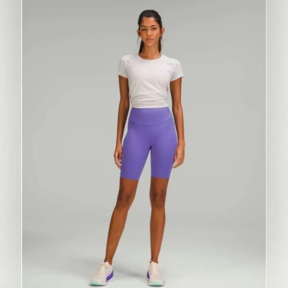 Lululemon Base Pace High-Rise Short 8" Charged Indigo - Picture 1 of 10